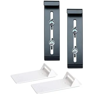 Plastia FixPot der unsichtbare Blumenkastenhalter für jedes Fenster mit Fensterbank- Blumenkasten Halterung 2 er Set mit Adapter Anthrazit - Befestigung ohne Bohren