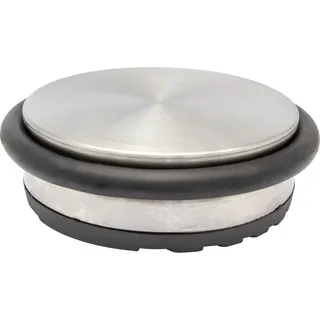 Wagner Boden-Türstopper Big Disk Edelstahl-Optik