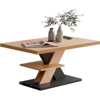 Couchtisch Detroit Holz/Grau 90x60x45cm