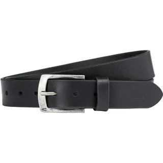 camel active Herren Gürtel aus Leder Schwarz, menswear-XXL
