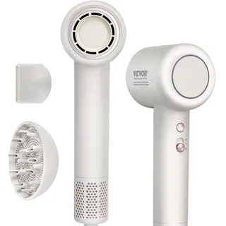 Vevor Negativen Ionen Haartrockner 102.000 U/min 200 Millionen negativer Ionen, 3 Heizstufen 2 Geschwindigkeiten, mit Diffusor, Düse