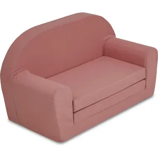 Kindersofa ausklappbar 46 x 79 cm rosa