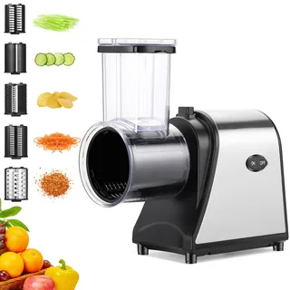 Coocheer Gemüsereibe 5-in-1 1-tlg. Schwarz