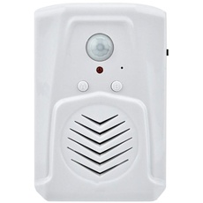 Tosuny Bewegungssensor-Alarm, USB-/batteriebetriebener PIR-Infrarot-Bewegungssensor, aktivierter Alarm, MP3-Audio-Player, Infrarot-Induktions-Türklingel