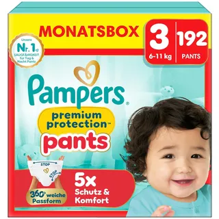Pampers Premium Protection Pants Gr. 3 (6-11 kg) 192 St.