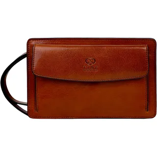 Time Resistance Lederclutch für Herren - Handtasche - Ledertasche Herren - Edles Portmonee - Umhängetasche - Clutch aus Leder