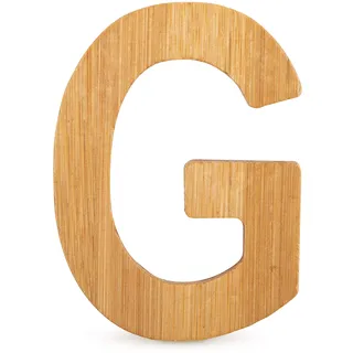Small Foot Company small foot 12060 ABC Buchstabe G aus nachhaltigem Bambus, kombinierbar mit anderen Buchstaben als Deko oder Türschild