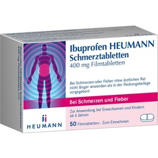 Bild Ibuprofen Heumann Schmerztabletten 400 mg 50 St.