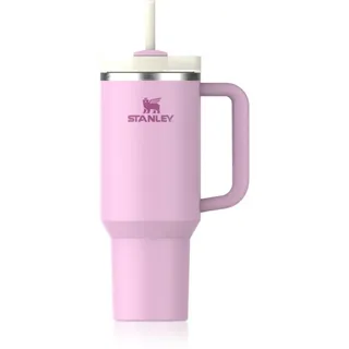 Stanley Quencher H2.O FlowStateTM Tumbler Edelstahlbecher mit Strohhalm groß Cherry Blossom 1180 ml