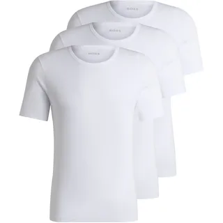 Boss Herren T-Shirt, Weiß 100, L