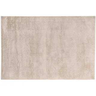 Douceur d'Intérieur Tango rechteckiger Teppich (160 x 230 cm), Natur, Shaggy, einfarbig
