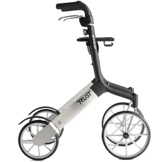 Trust Care Outdoor Rollator Let's Go Out schwarz silber 1 St