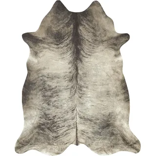 Andiamo Amarillo Fellteppich 125 x 155 cm Grau/Schwarz