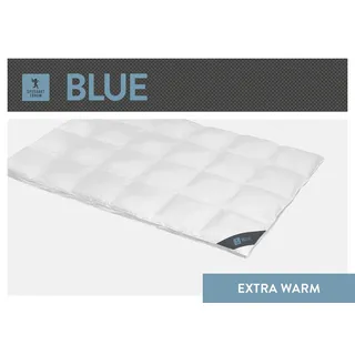 SPESSARTTRAUM "Blue", extrawarm Füllung: 60Daunen40Federn 1 Stk. tlg. hergestellt in Deutschland, allergikerfreundlich,