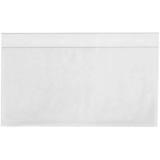 VELOFLEX - TURA Versandtaschen DIN Lang selbstklebend 250 Stück | PE-Folie 240 x 110 mm, ohne Druck, Kleber auf Naturkautschukbasis, für Lieferscheine und Rechnungen