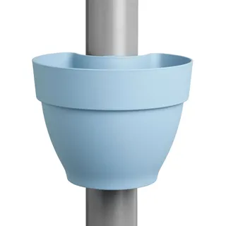 Elho Vase Vibia Glockenförmig Fallrohr " Clicker 22CM Hellblau