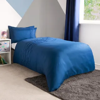 OHS Bettwäsche-Set für Einzelbett, Marineblau, Jungen-Bettwäsche, Pinsonic-Panel-Bettbezüge, Jungen-Bettwäsche-Sets für Einzelbett mit passendem Kissenbezug, ultraweiches Luxus-Bettwäsche-Set, Dino