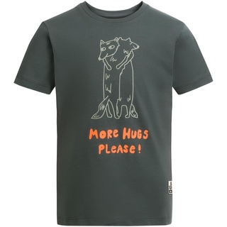 Jack Wolfskin Jungen More HUGS T K T-Shirt, Slate Green, 152 cm