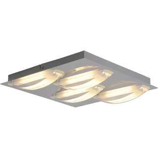 Näve LED-Deckenleuchte Ranchi Chrom