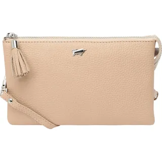 Braun Büffel Umhängetasche für Damen - Beige