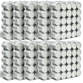 Unbekannt 1000 Teelichter, 4 Stunden Brenndauer, Lange Brenndauer, Gastronomie, Gastro, Großpackung, Kerzenlicht, für das Windlicht