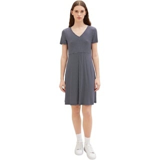 TOM TAILOR Damen Jersey Kleid mit Muster