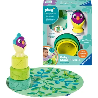 Ravensburger Play+ Baby-Stapel-Puzzle Vogelnest