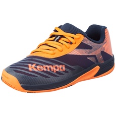 Bild Wing 2.0 JUNIOR Handball Shoe, Marine/Fluo orange, 29 EU
