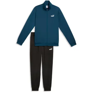Puma Essential No1 Logo Poly Trainingsanzug Midnight Petrol L