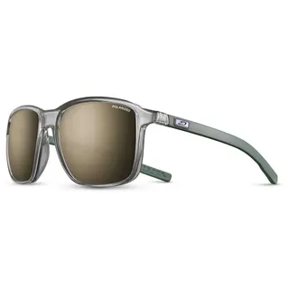 Julbo Creek Polarisierte Sonnenbrille - Translucent Grey/Green - Polarized/CAT3+