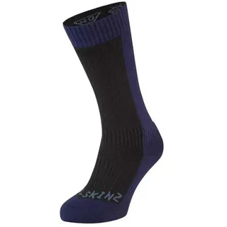 Sealskinz Starston Waterproof Socken - Black / Blue - EU 47-49