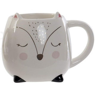 DRW Tasse Fuchs Cuki mit Griff 16x12x9 cm