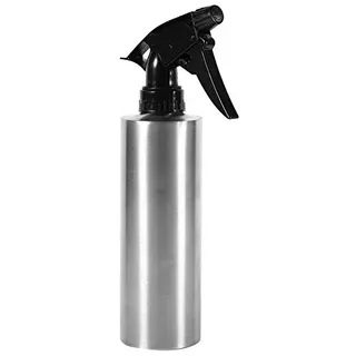 Sprühflasche Edelstahl 350ml, Wassersprühflasche für Topfpflanzen Bonsai Bewässerung, Blumensprüher Drucksprüher Gießkanne
