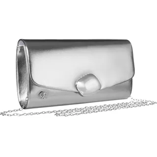 Rovicky® Silberne Clutch mit Kette für besondere Anlässe - Silber