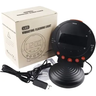 INF Vibrationswecker mit Anruferinnerung - Schwarz