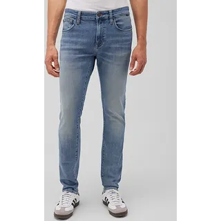 mavi Jeans Skinny Fit Washed Look 5-Pocket Reißverschluss Größe: 30W / 32L - Blau