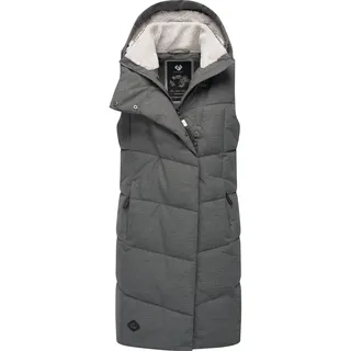 Steppweste RAGWEAR "Steppweste Pavla Vest", Damen, Gr. 3XL, grau, Obermaterial: 100% Polyester PES.  Futter: 100% Polyester PES. 100% Polyester PES., Westen Steppweste