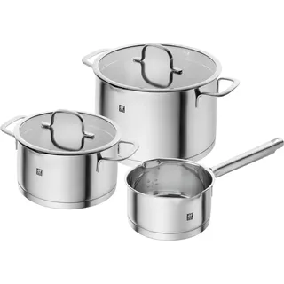 Zwilling TrueFlow Topf-Set 3-tlg. Kochtopf + Kasserolle + Deckel
