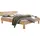Holzbett »Prato« Fußhöhe 25 cm, braun