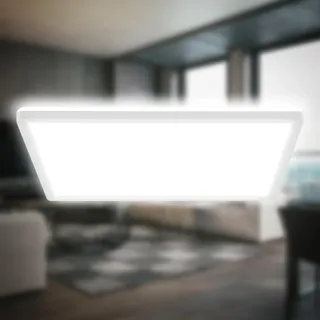 B.K.Licht LED Panel 42 cm 22W eckig weiß