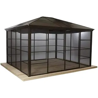 Sojag Castel 4,27 x 3,62 m inkl. 4 Seitenteile Bronze
