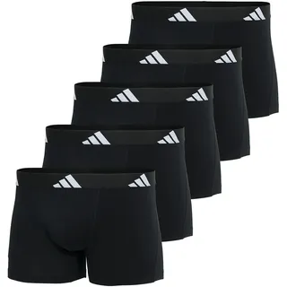 adidas Active Flex Cotton Boxershorts Schwarz / Weiß M 5er Pack