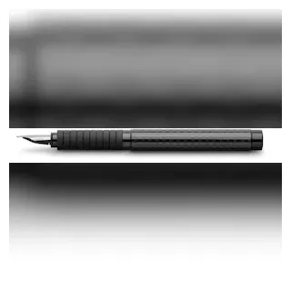 Faber-Castell - Füller e-motion Black Carbon, Feder EF