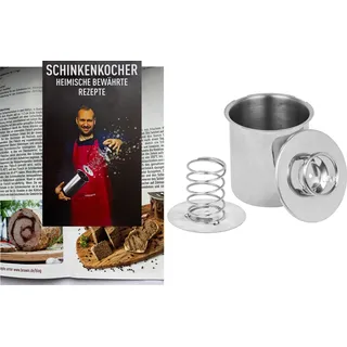 Schinkenkocher 0,8 kg +REZEPTE Kochtopf Kochschinkenform