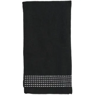 home&you Küchenhandtuch Monos , Schwarz , Textil , 37x50 cm , Heimtextilien, Geschirrtücher & Schürzen, Geschirrtücher
