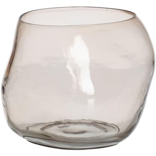 BigBuy Home Vase Taupe Glas 18 x 18 x 14,5 cm