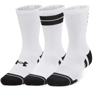 Under Armour Performance Tech Nov 3Pk Crew - white/white/black L