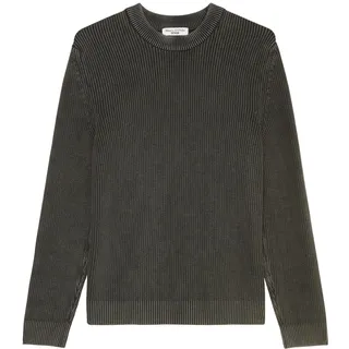 Marc O'Polo Denim Herren Strickpullover aus Bio-Baumwolle mit Rundhalsausschnitt, Grau (Tornado Grey), S