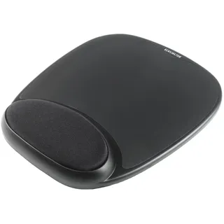 Kensington ergonomisches Duo Gel Mauspad mit Handgelenkauflage, kompatibel mit Laser- und optischen Mäusen für Komfort am Computer, Laptop, Büro, PC und Gaming, rot/schwarz, 62402