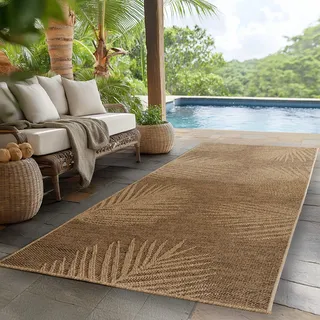 Ayyildiz Teppiche "TIMBER 1403", rechteckig 5 mm Höhe Läufer, In und Outdoor, Jute Sisal Optik, Wohnzimmer, Aussenbereich,